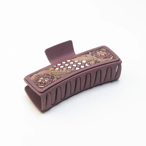 Myra Cindertrail Handtooled Hair Clip