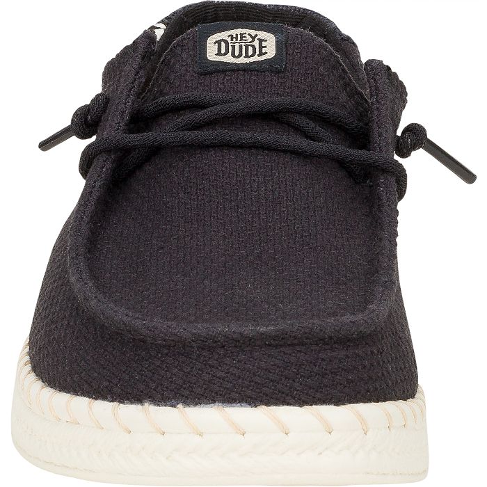 Hey Dude Women's Wendy Espadrille Woven Black
