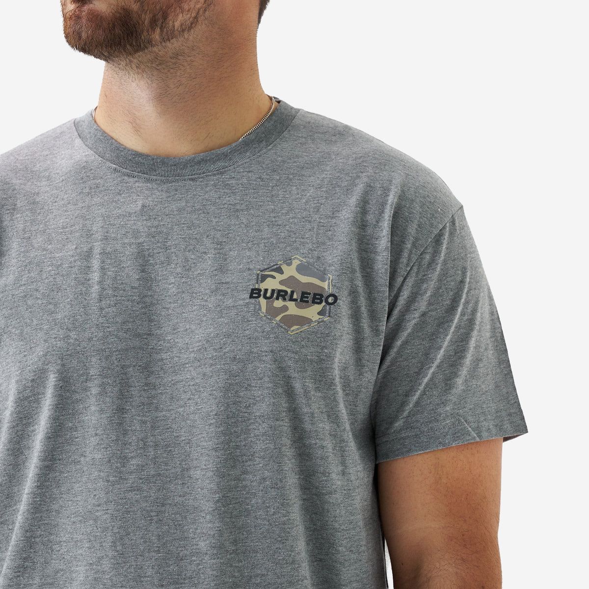 Burlebo Men's Rad Dad Deer Camo Short Sleeve Tee