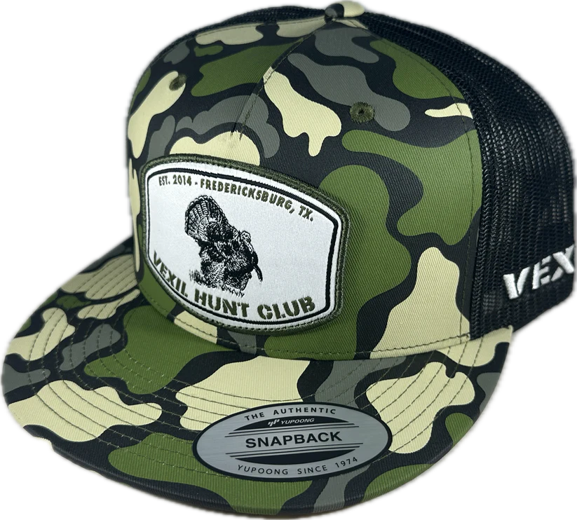 Vexil Hunt Club - Tom Turkey - ES Retro Camo/Black Mesh Snapback