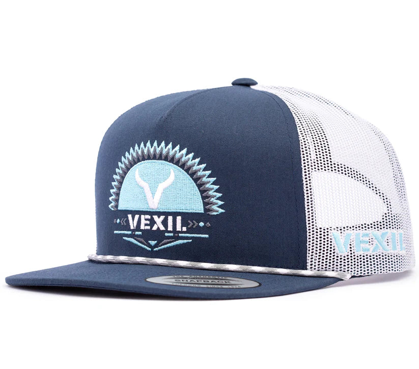 Vexil Sunrise - Navy/White Mesh Snapback