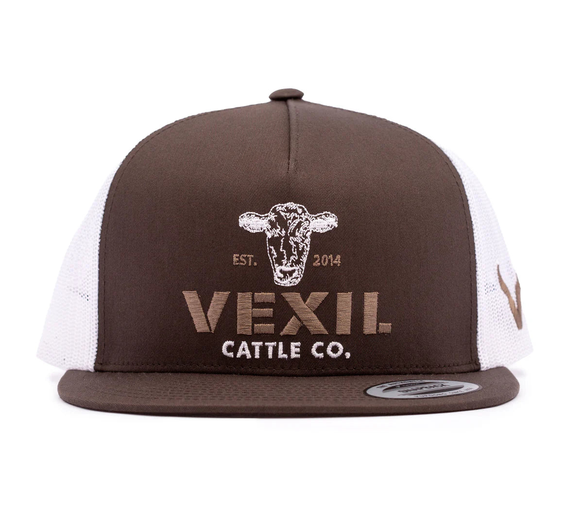 Vexil Cattle Co. Est. 2014 Wet Brown/White Mesh
