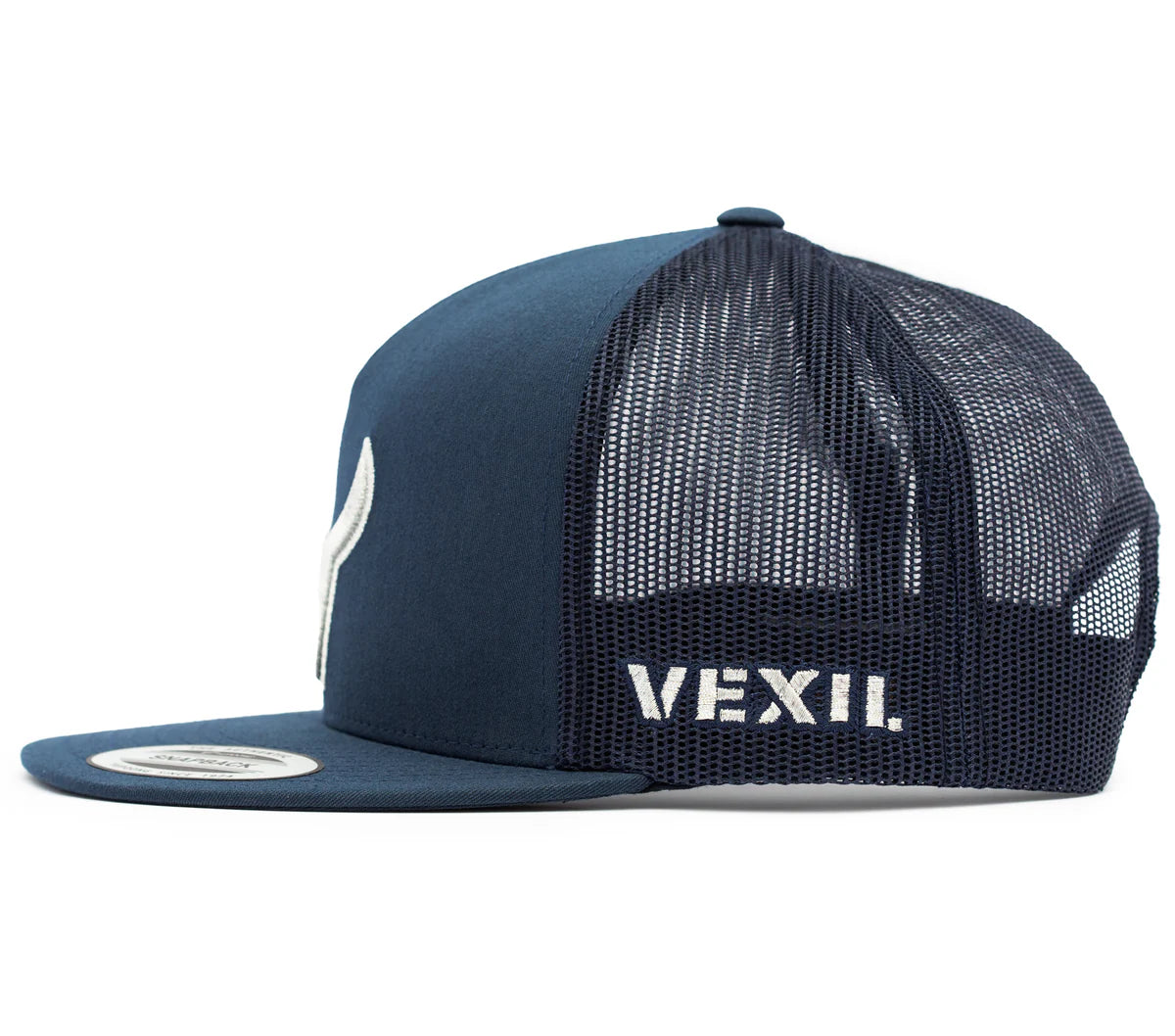 Vexil Brand Silver Icon  Navy/Navy Mesh Snapback