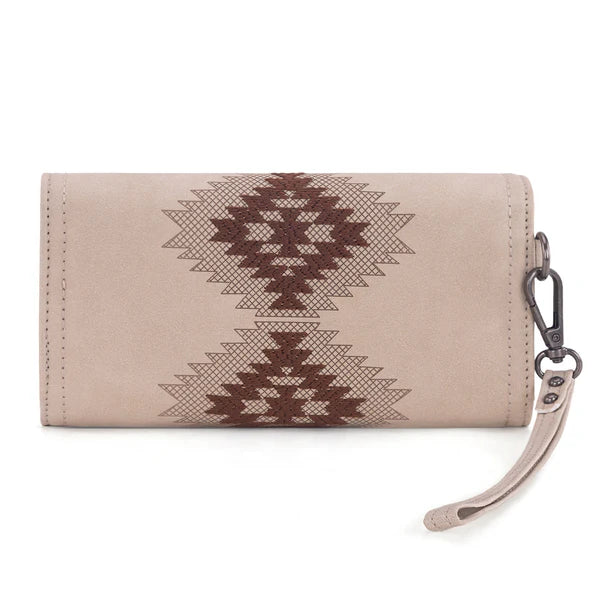 Wrangler Aztec Embroidered Wallet/Wristlet