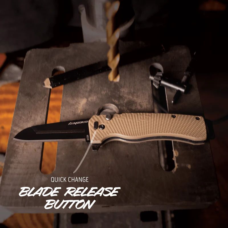Outdoor Edge Razor XD1 Multi Function Replaceable Blade Carry Knife