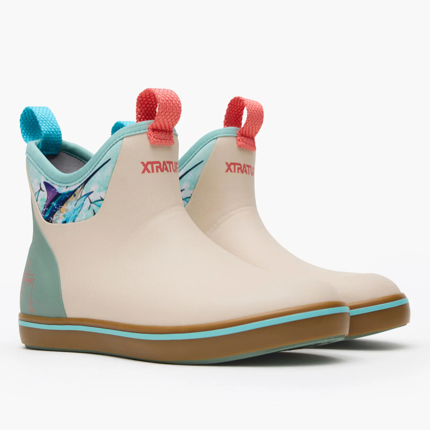 XtraTuf Women's 6" Outdoor Bone White Marlin Ankle Deck Boot