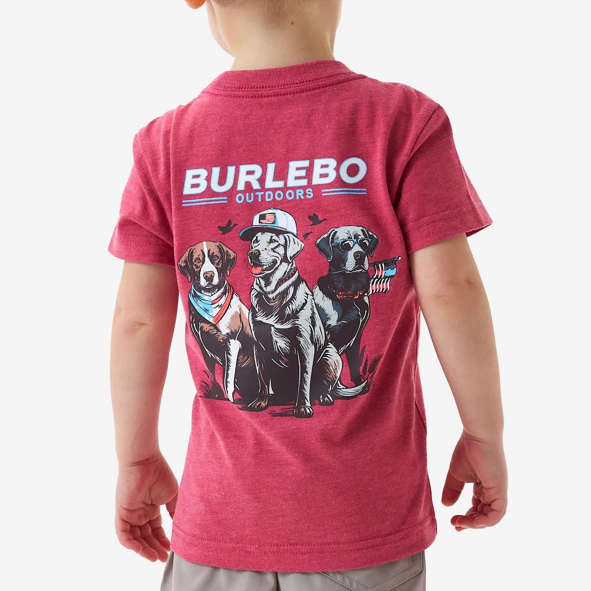 Burlebo Kid's American Dogs Short Sleeve Tee