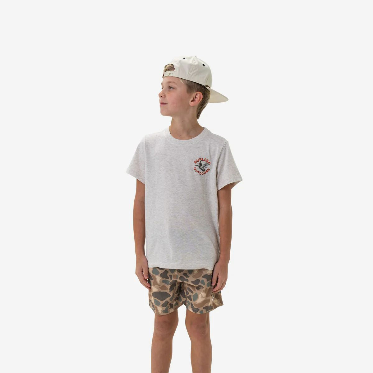 Burlebo Kid's Old School Duck Hunt Short Sleeve Tee