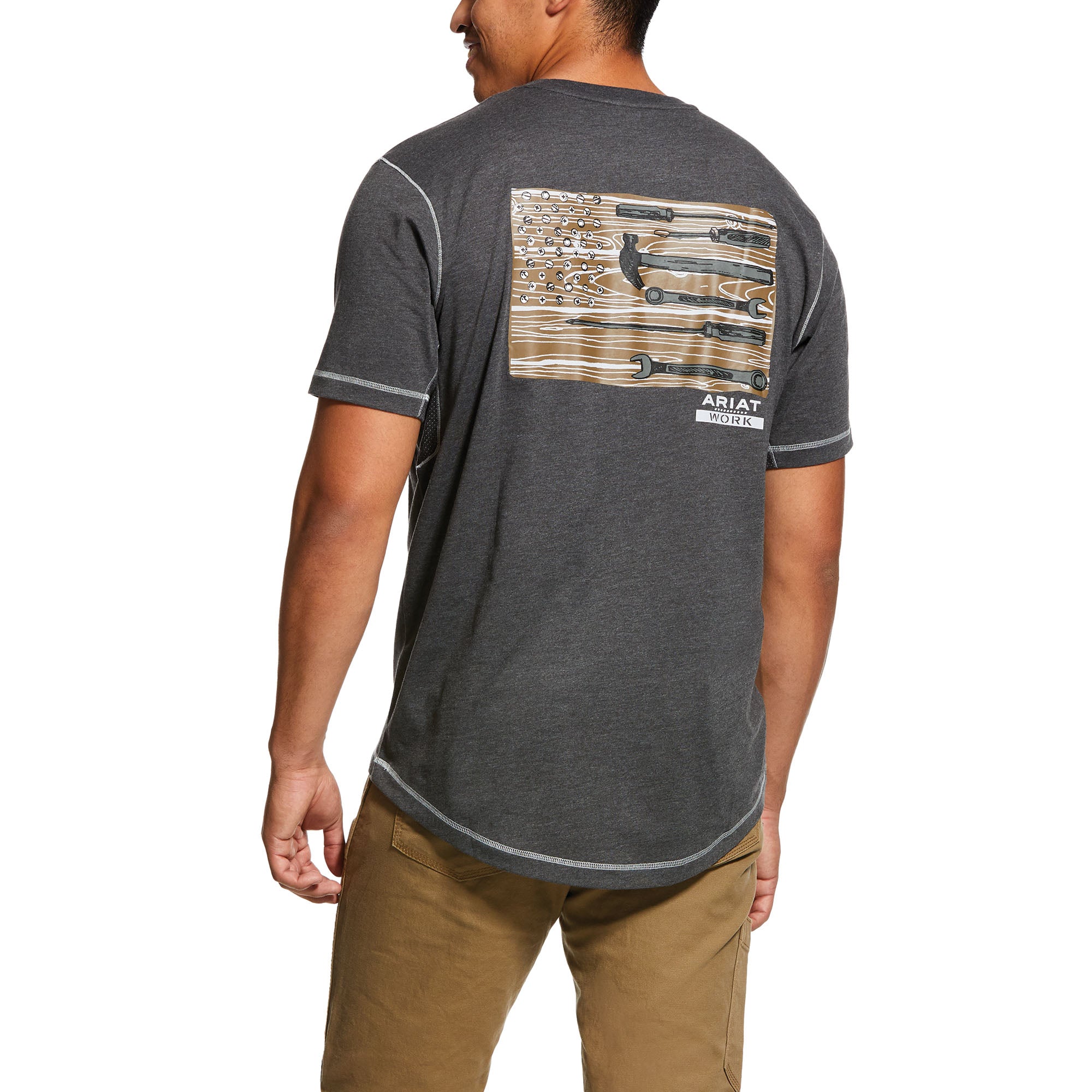 Ariat Men's Rebar Workman Technician Graphic T-Shirt BIG & TALL