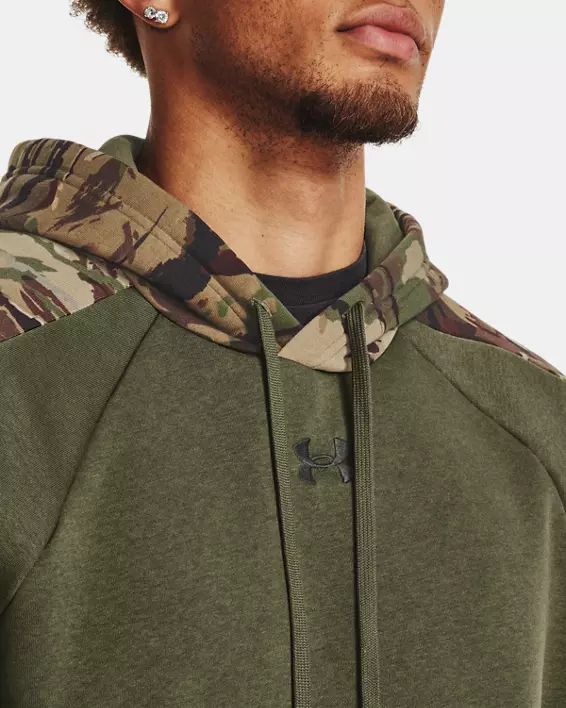 Under Armour Men's UA Rival Fleece Camo Blocked Hoodie