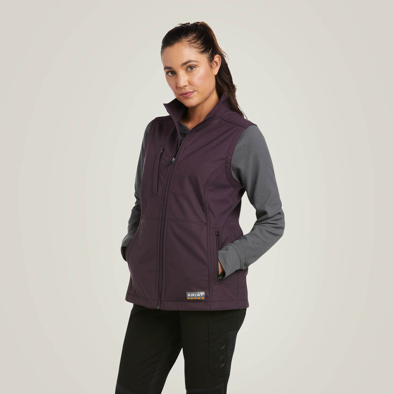 Ariat Women's Rebar Stretch Canvas Softshell Vest