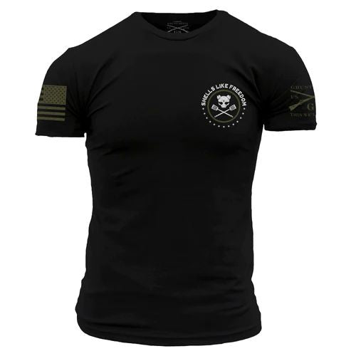 Grunt Men's Whiskey.Bacon.Freedom. T-Shirt