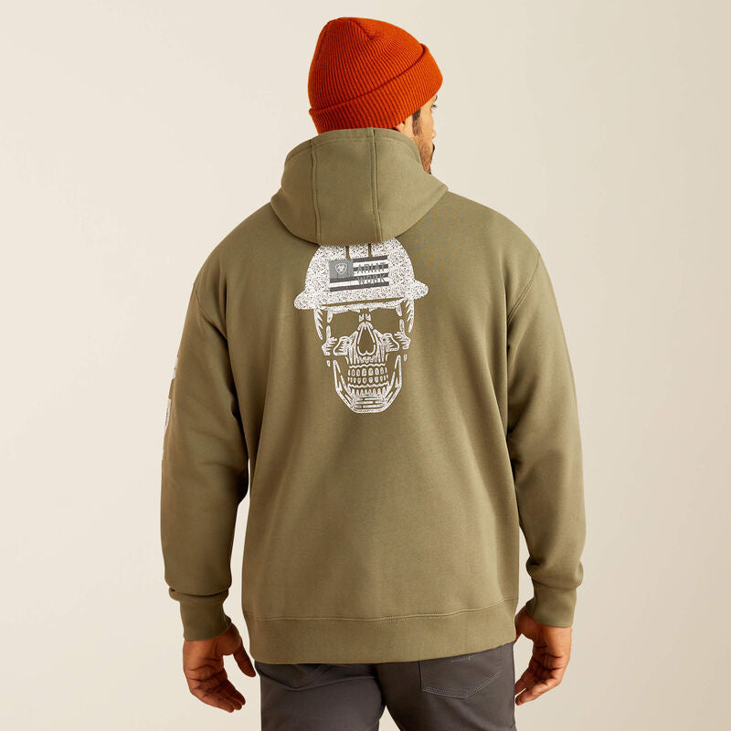 Ariat Men's Rebar Roughneck Pullover Hoodie BIG & TALL