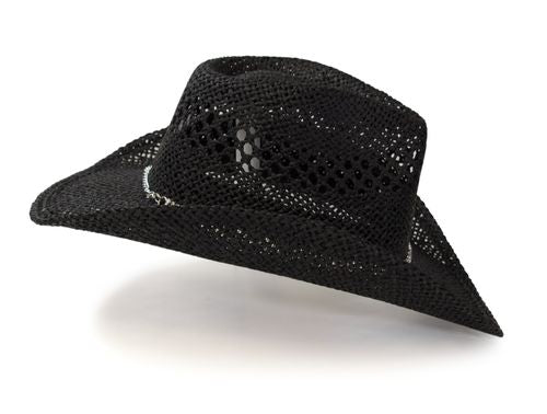 Western Express Straw Hat With Rhinestone Hat Band