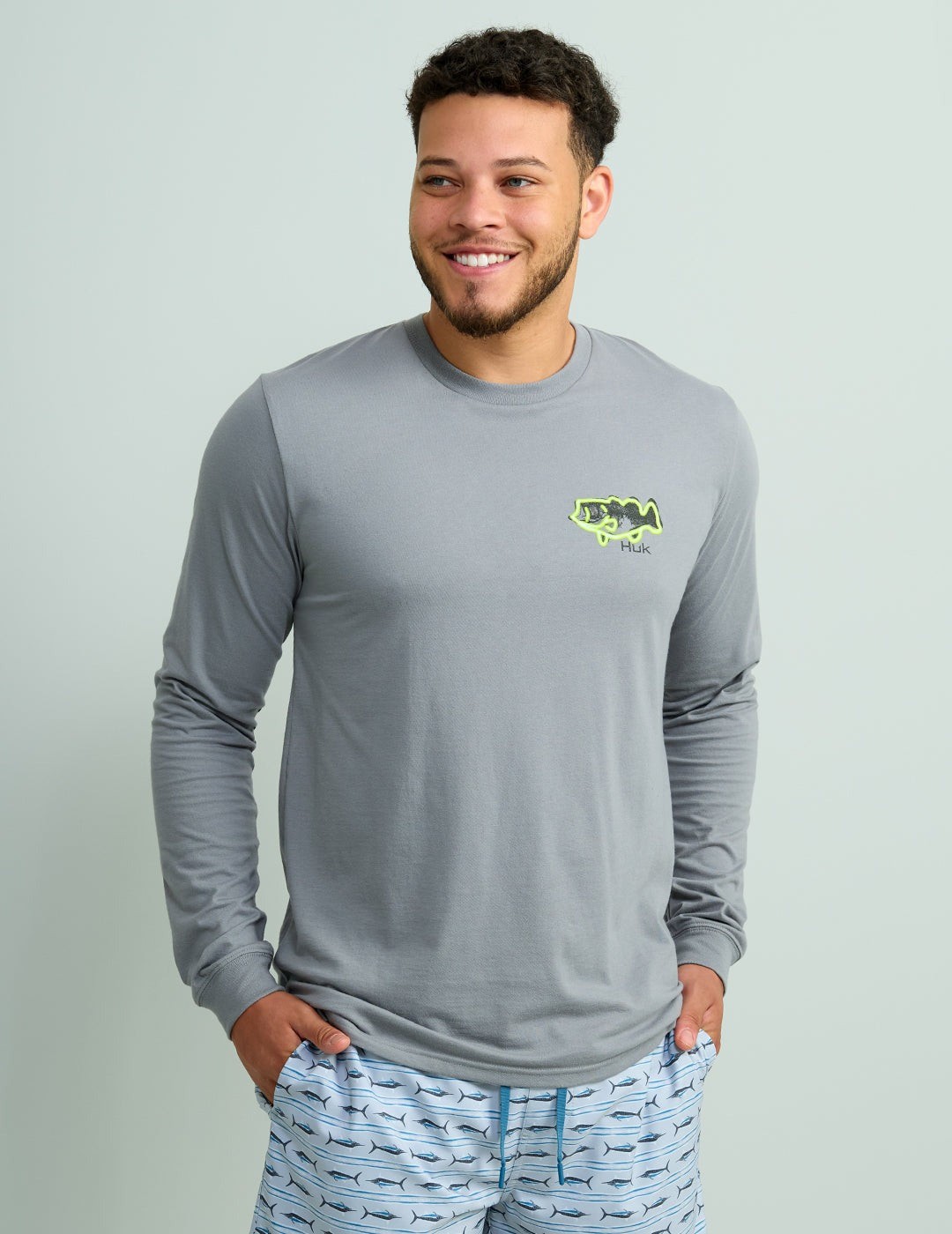 Huk Men's Graphic Long Sleeve Tee