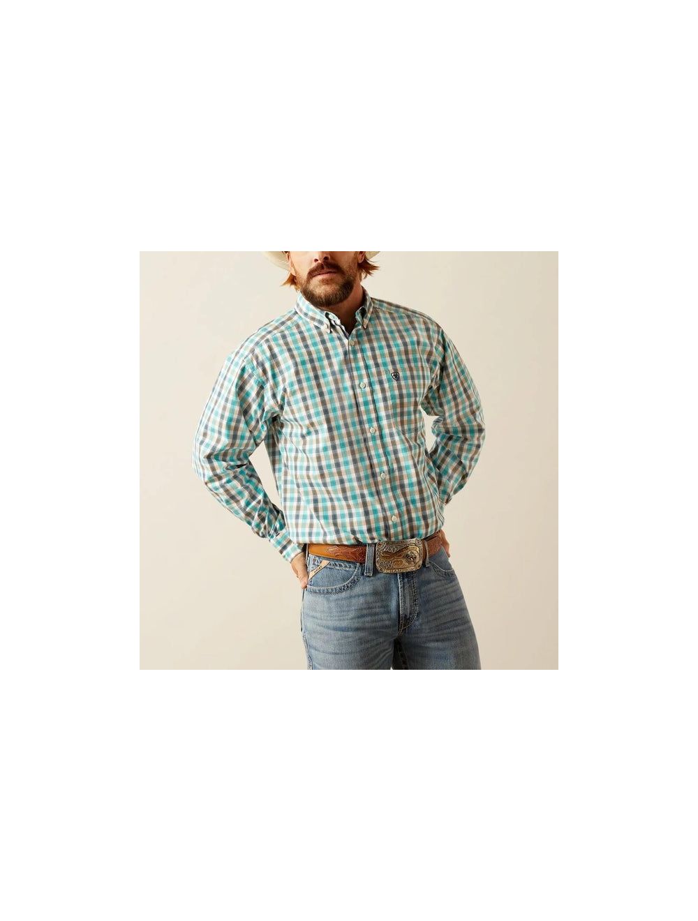 Ariat Men's Pro Series Johnathan Long Sleeve Shirt BIG & TALL