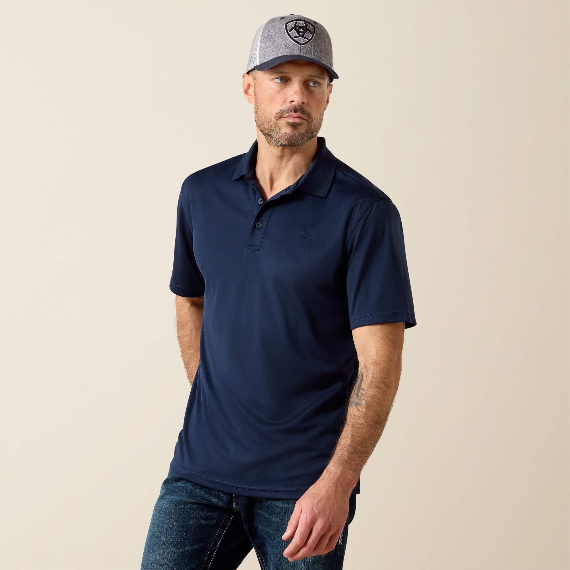 Ariat Men's TEK Polo - NAVY