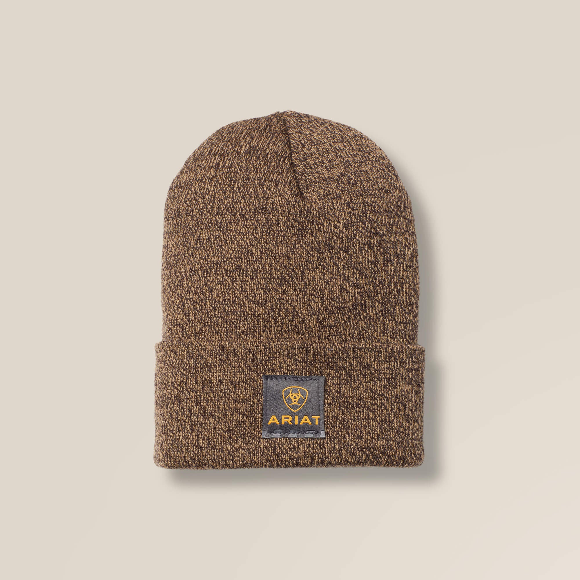 Ariat Men's Rebar Watch Cap Dark Brown/Sandstone - BROWN/SANDSTONE