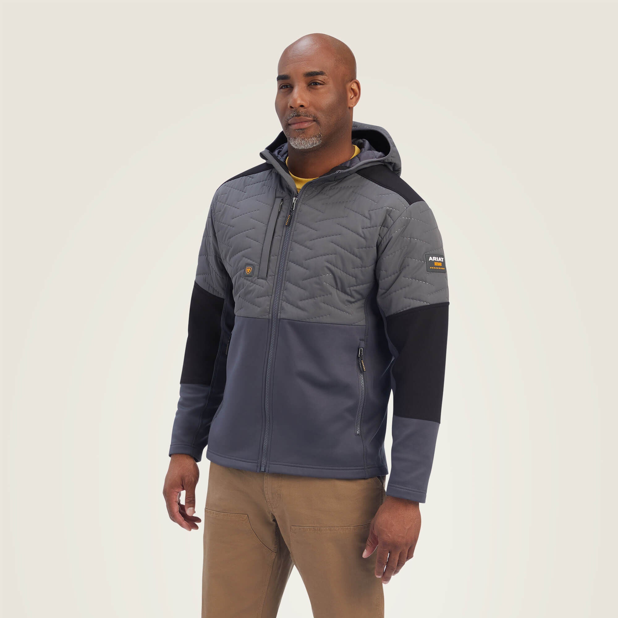 Ariat Men's Rebar Cloud 9 Insulated Jacket BIG & TALL - GREY