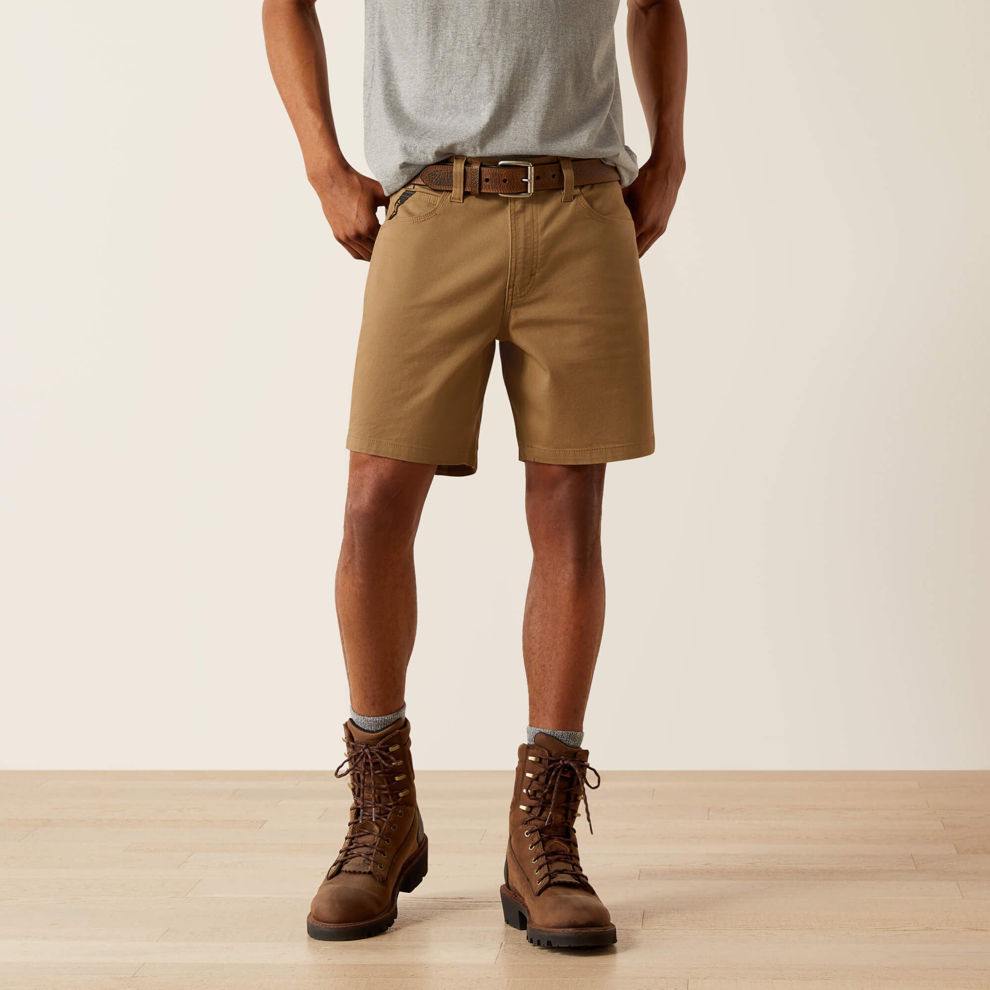 REBAR DURASTRETCH TOUGH SHORTS - FIELD KHAKI