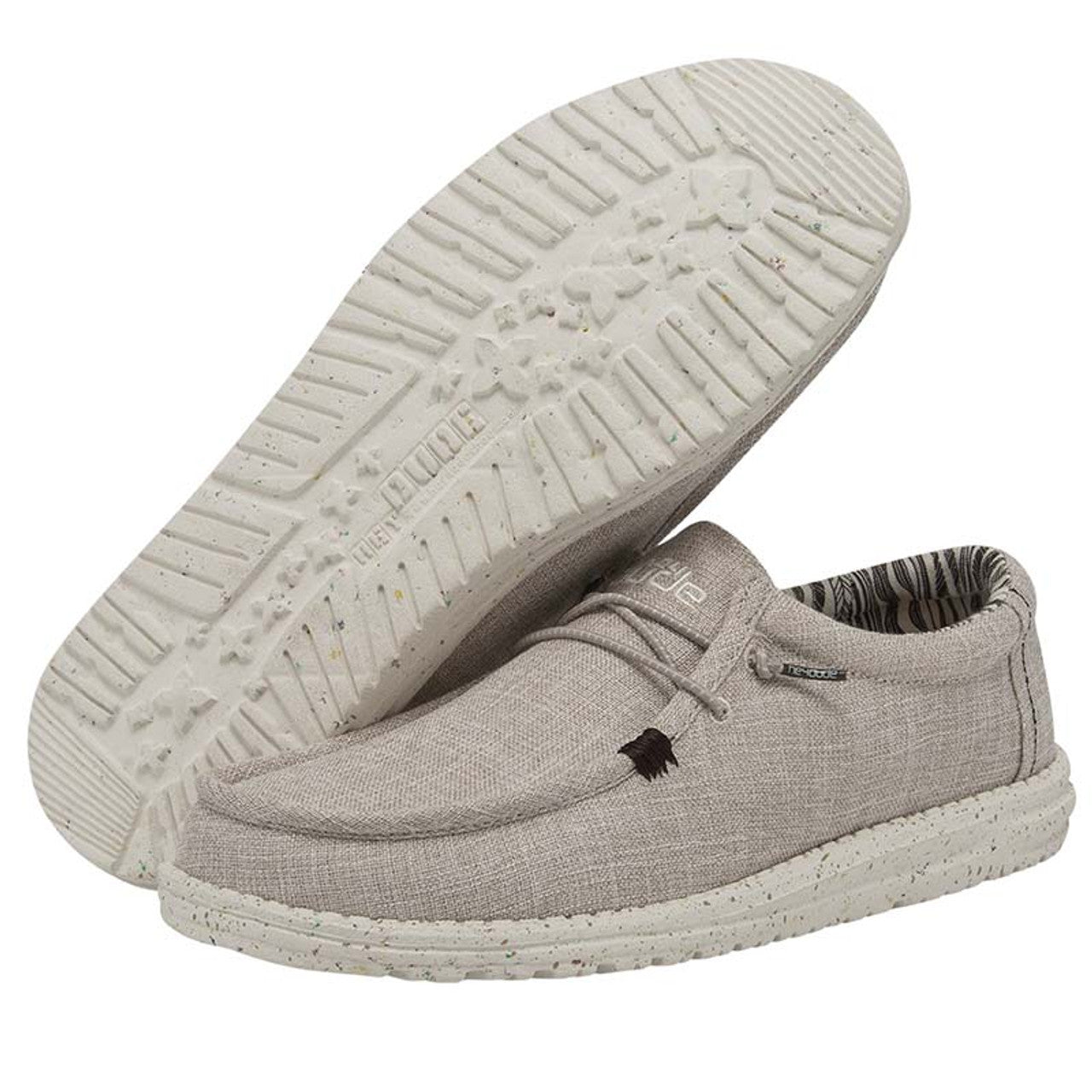Hey Dude Men's Wally Eco Linen Beige
