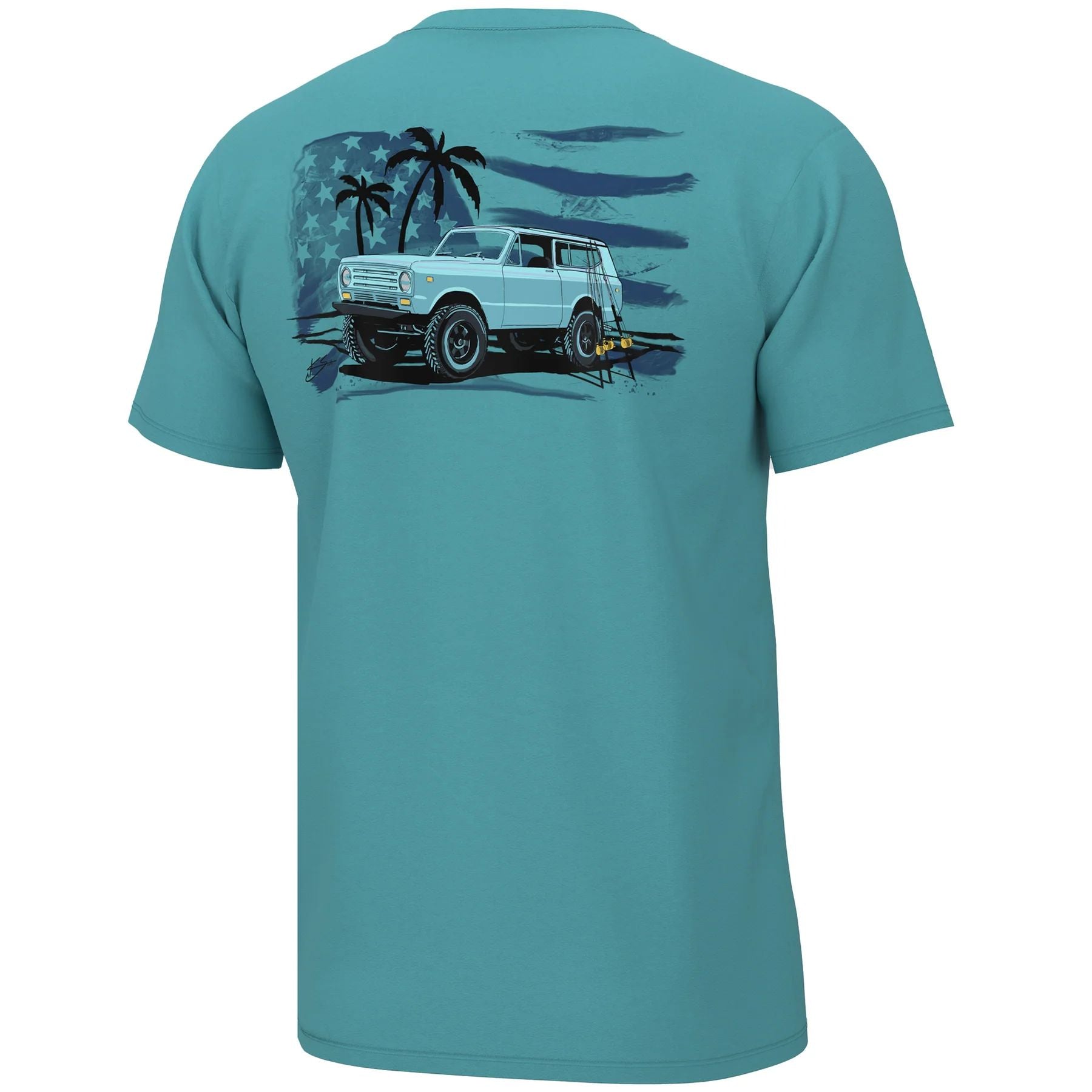 Huk Men's Kc Palm Truckin Tee
