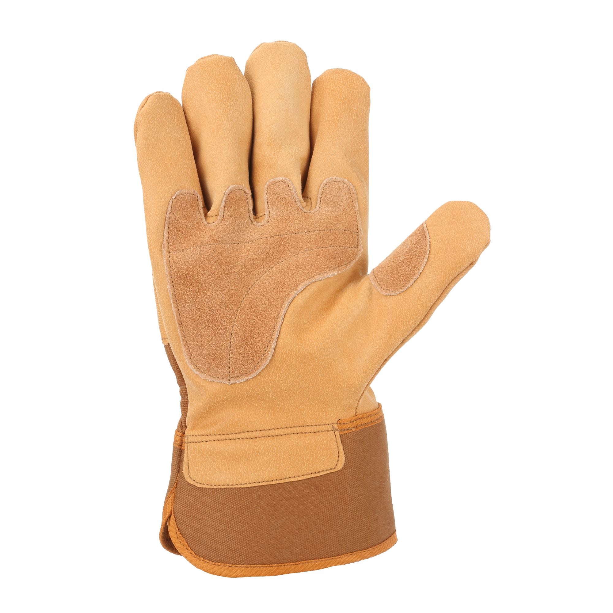 Carhartt Men's Duck Synthetic Leather Saftey Cuff Glove