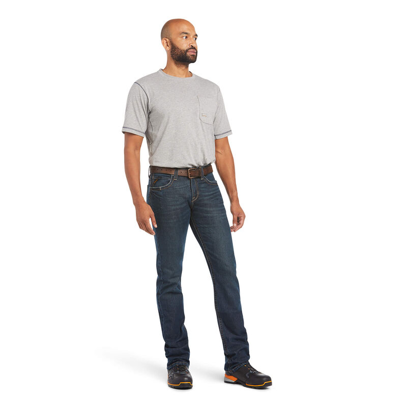 Ariat Men's Rebar M7 DuraStretch Edge Stackable Straight Leg Jean