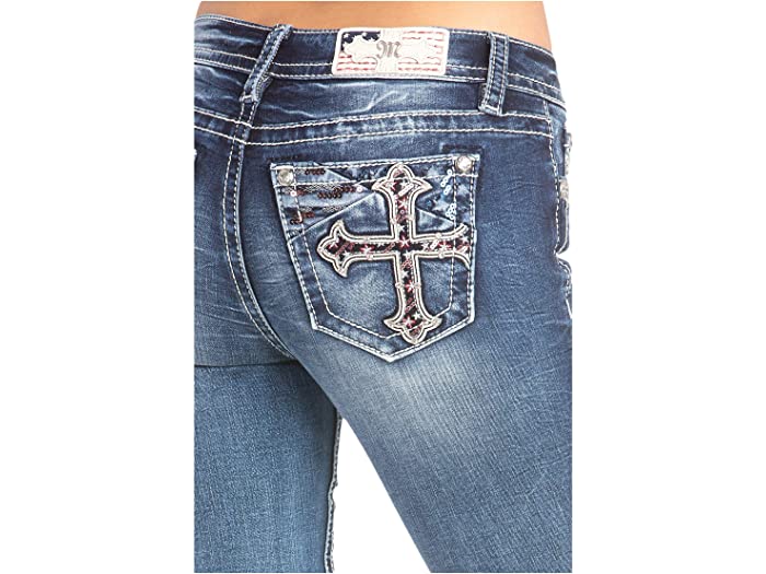 Miss Me Women's Hailey Cross Embellished Skinny Jeans