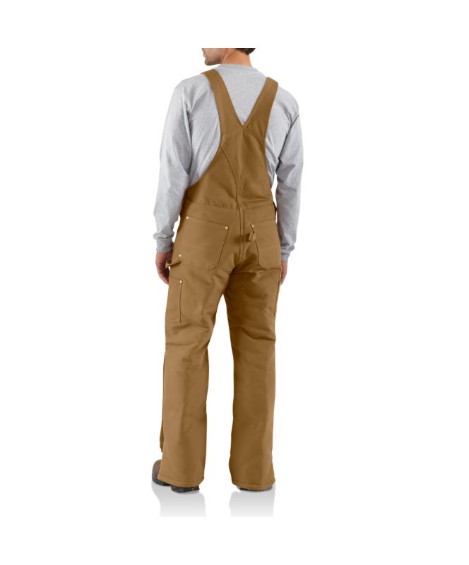 Men's Duck Bib Overall / Arctic Quilt Lined
