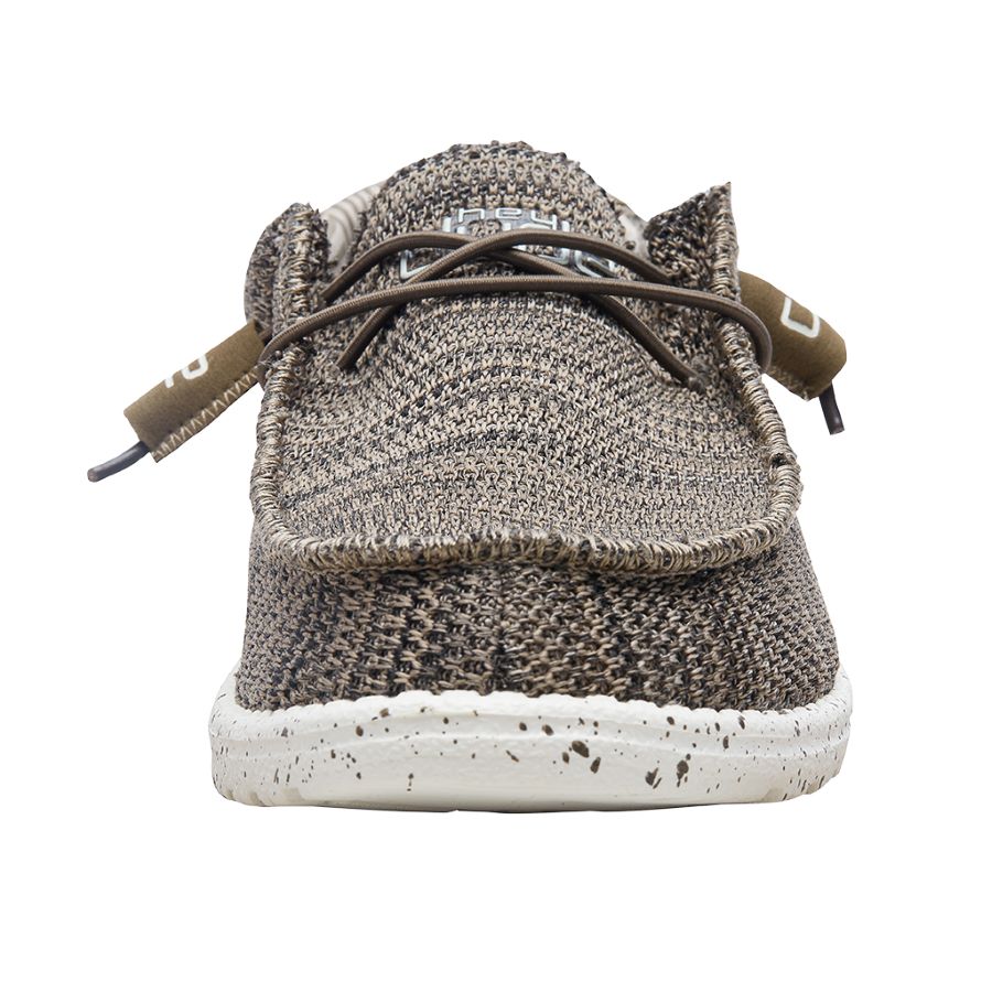 Hey Dude Men's Wally Sox Brown