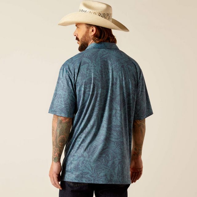 Ariat Men's Charger 2.0 Printed Polo