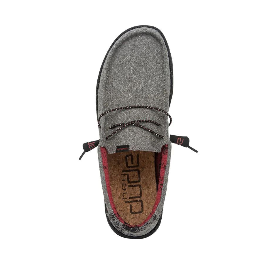 Hey Dude Men's Wally Eco Ascend Ripstop Grey