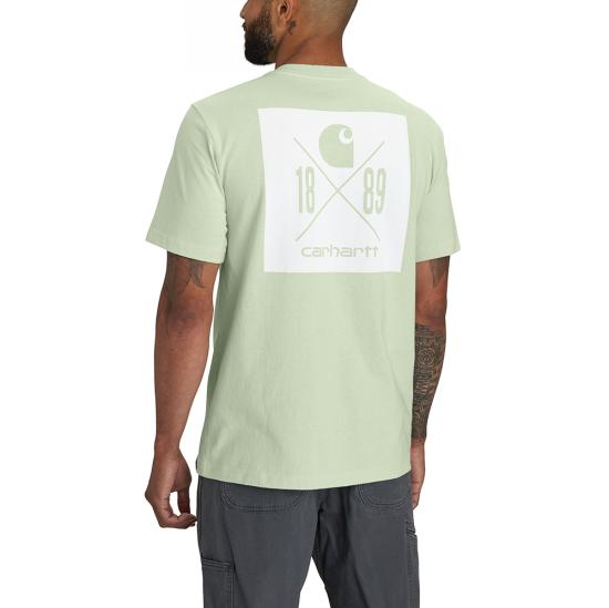 Carhartt Men's Relaxed Fit Heavyweight Pocket 1889 Graphic T-Shirt