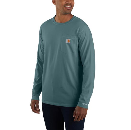 Carhartt Men's Force Relaxed Fit Midweight Long-Sleeve Pocket T-Shirt BIG & TAll
