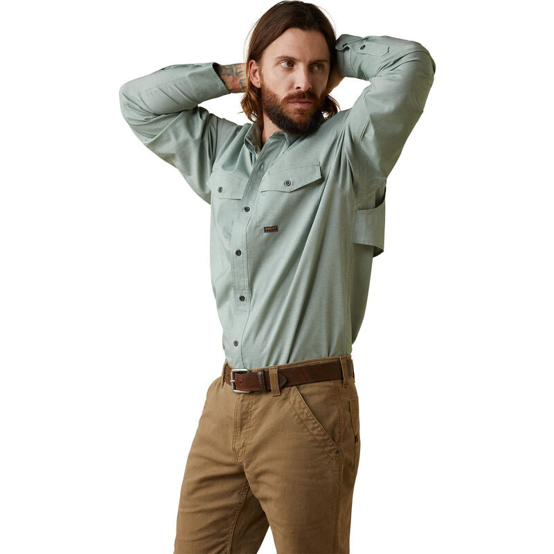 Ariat Men's Rebar Made Tough VentTEK DuraStretch Work Shirt