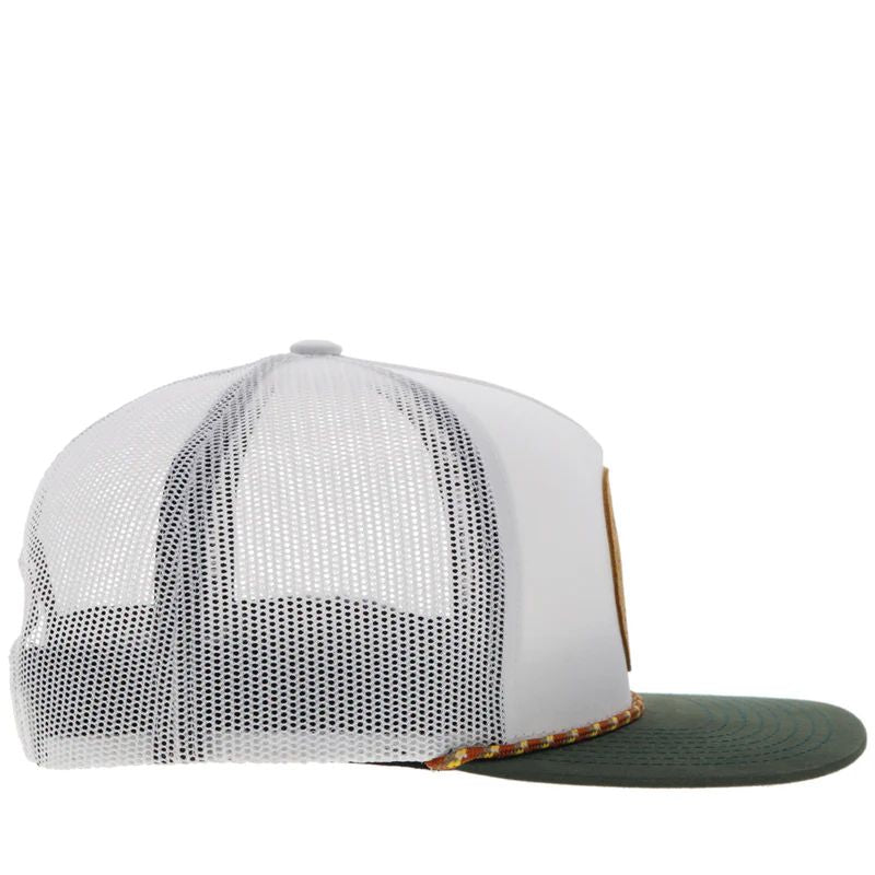 Hooey "Spur" Circle Leather Patch Hat