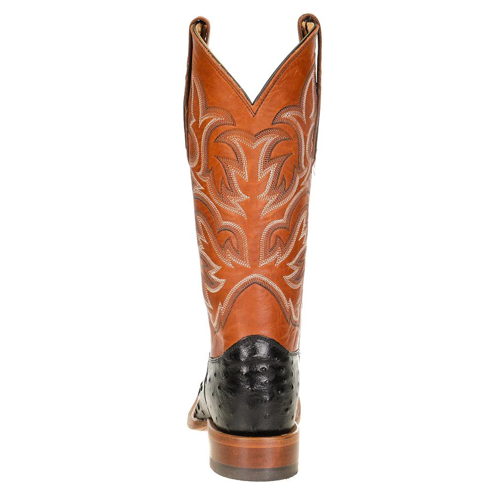 Justin Men's Pascoe Full-Quill Ostrich Western Boots