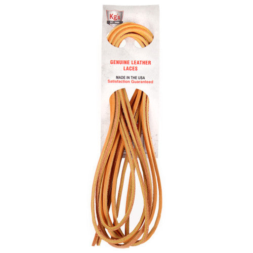 KG'S Genuine Leather Boot Laces