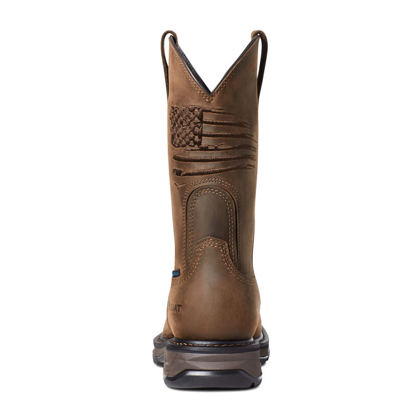 Ariat Men's WorkHog XT Patriot Waterproof Carbon Toe Work Boot