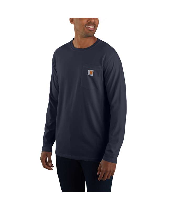Carhartt Men's Force Relaxed Fit Midweight Long-Sleeve Pocket T-Shirt BIG & TAll