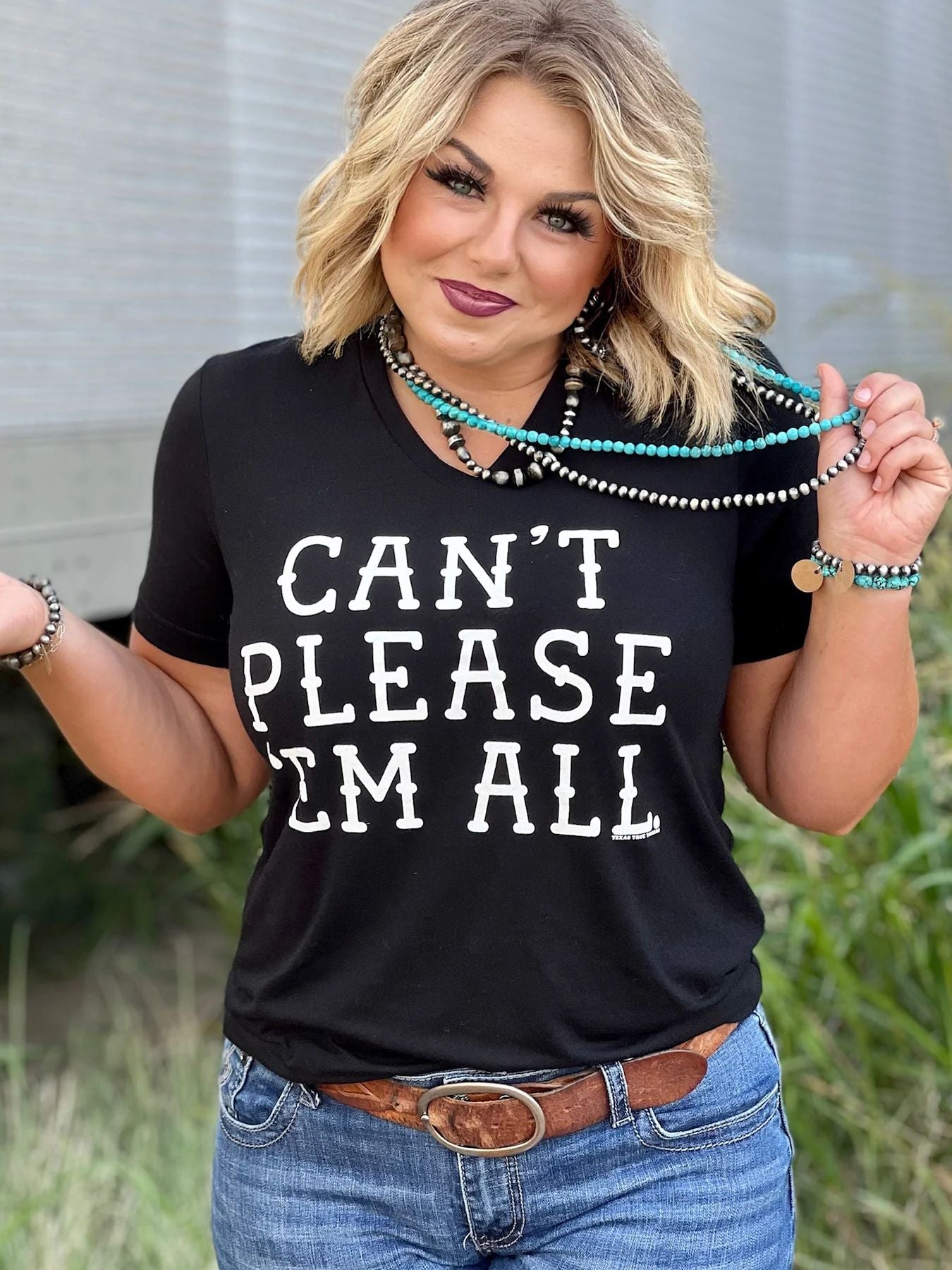Texas True Threads Women's Can't Please 'Em All Tee