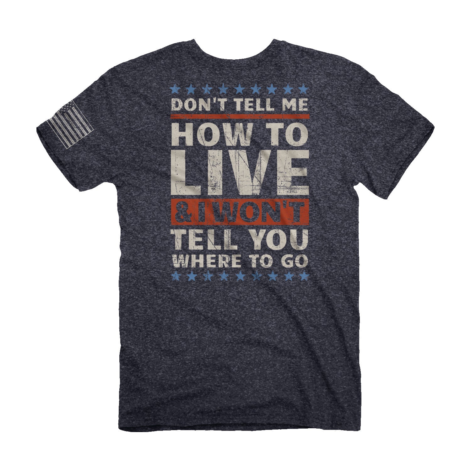 Buck Wear Men's Live Free T-Shirt BIG & TALL