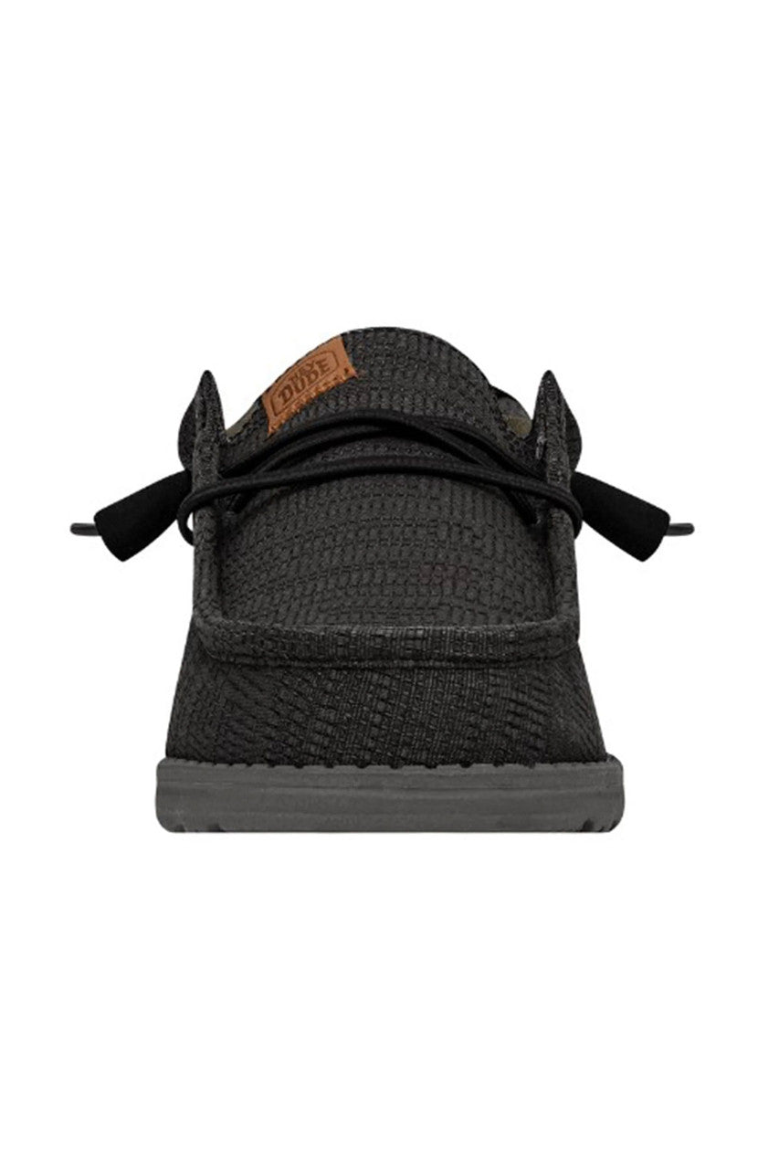 Hey Dude Men's Wally Grid Black