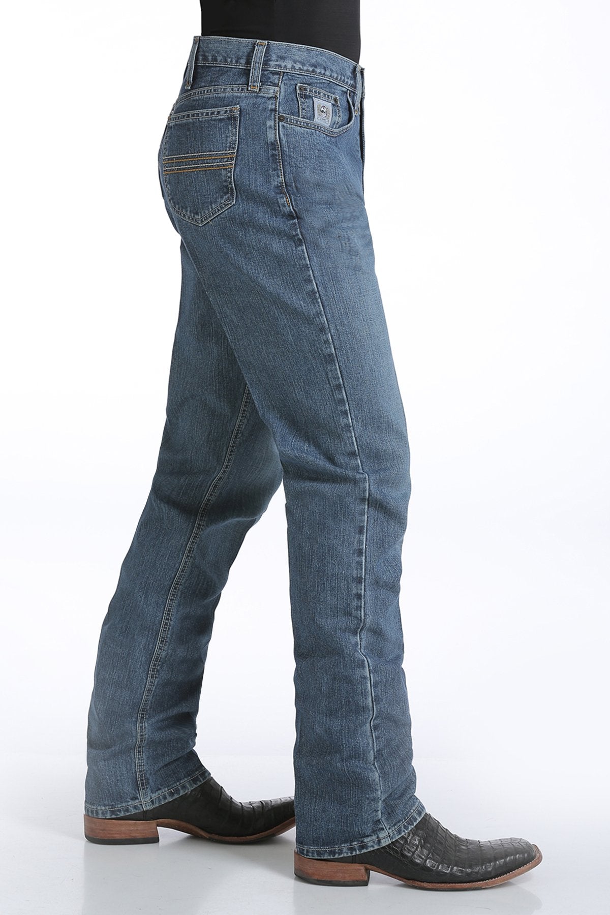 Cinch Men's Slim Fit Silver Label Mid Rise, Slim, Straight Leg Jean