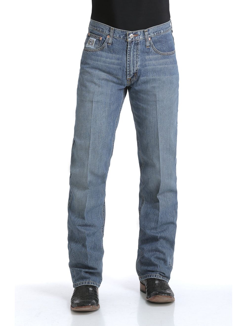 Cinch Men's Relaxed Fit White Label  Mid Rise, Relaxed, Straight Leg Jean