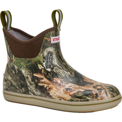 Xtratuf Men's Mossy Oak Country 6" Ankle Deck Boot