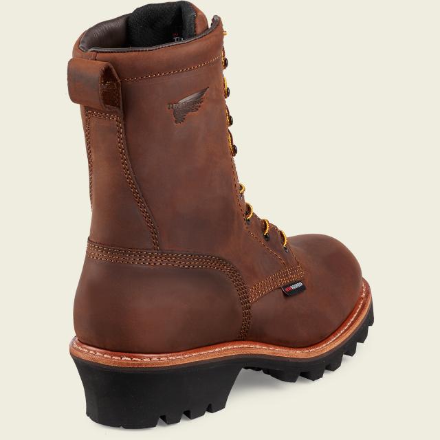 Red Wing Men's Loggermax 9-Inch Safety Toe WP Logger Boot