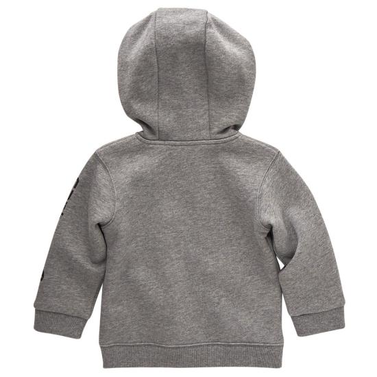 Carhartt Toddler Long-Sleeve Full-Zip Hooded Logo Sweatshirt