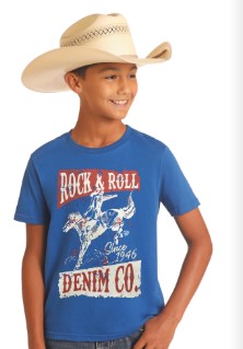 Rock & Roll Youth Bucking Bronco Graphic T-Shirt